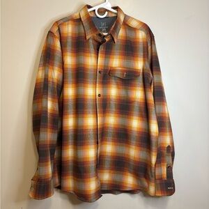 George Men's Multicolor Plaid Button Down Shirt